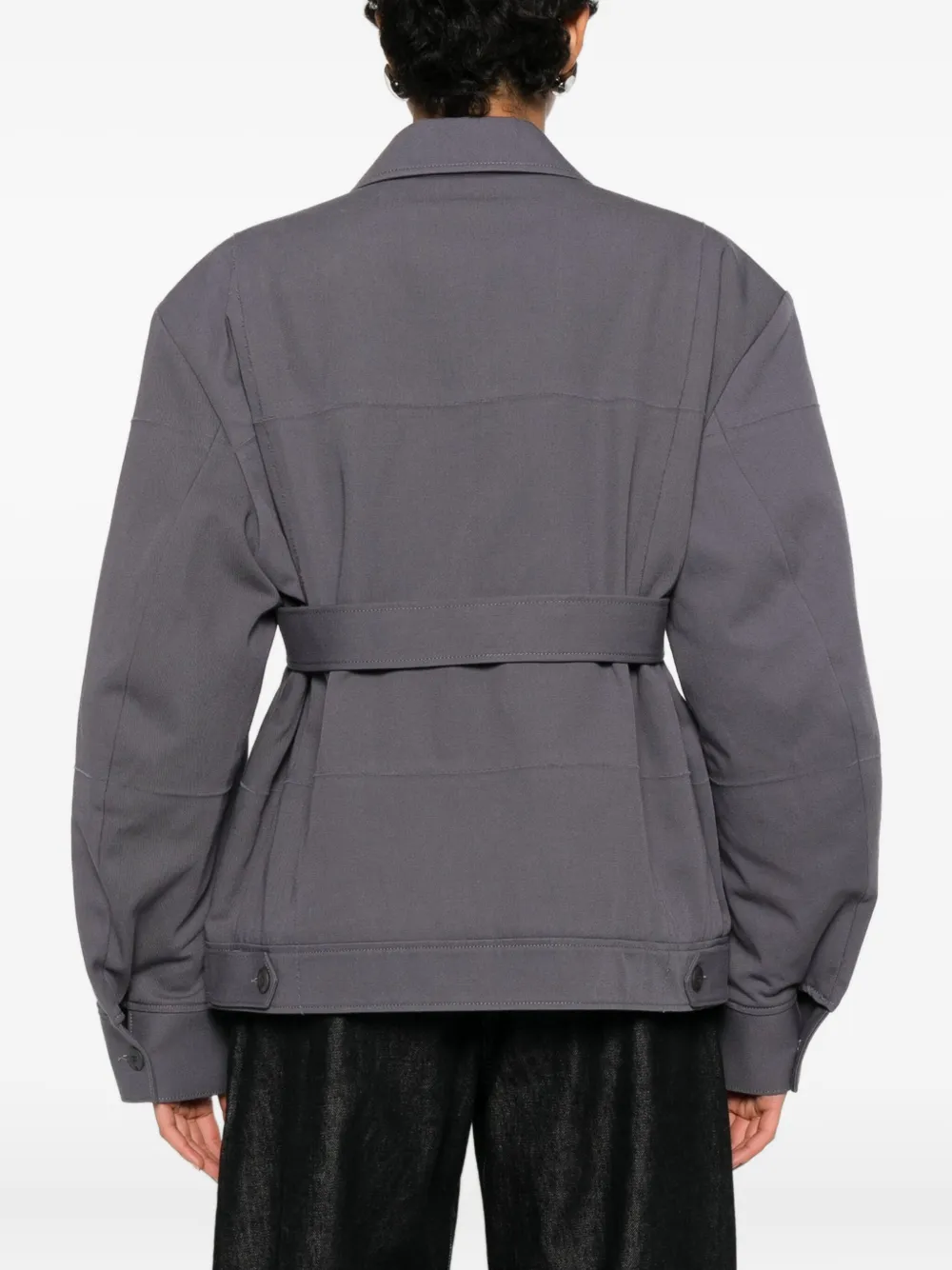 Alexander Wang Zi-up Bomber Jacket In Gray