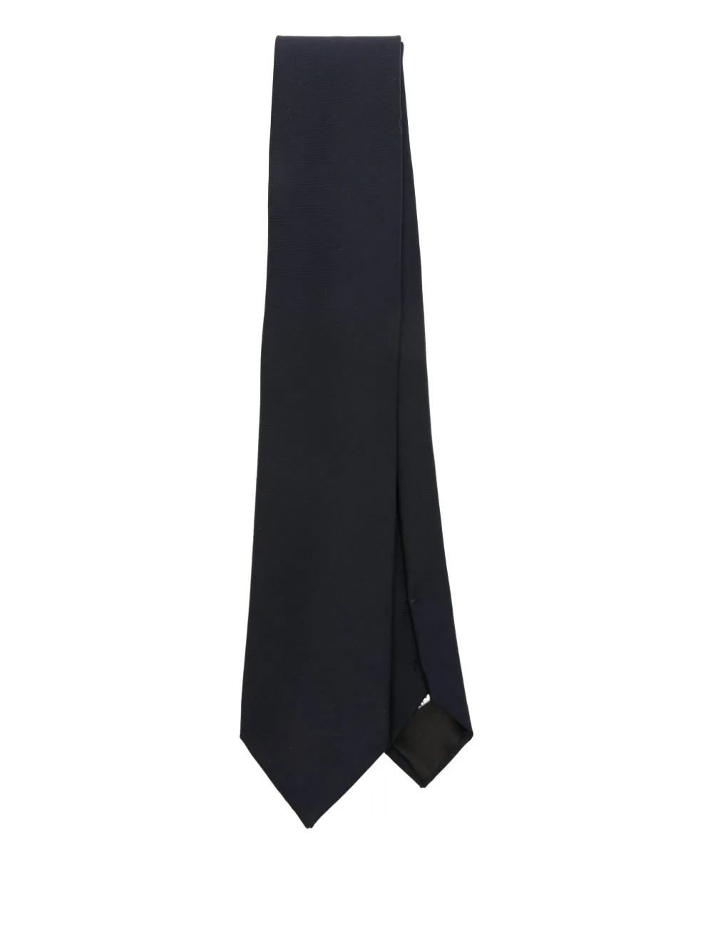 Lardini pointed-tip wool tie Blauw
