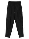 Caruso pleated drawstring trousers - Black