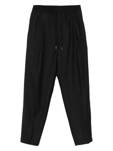 Caruso pleated drawstring trousers