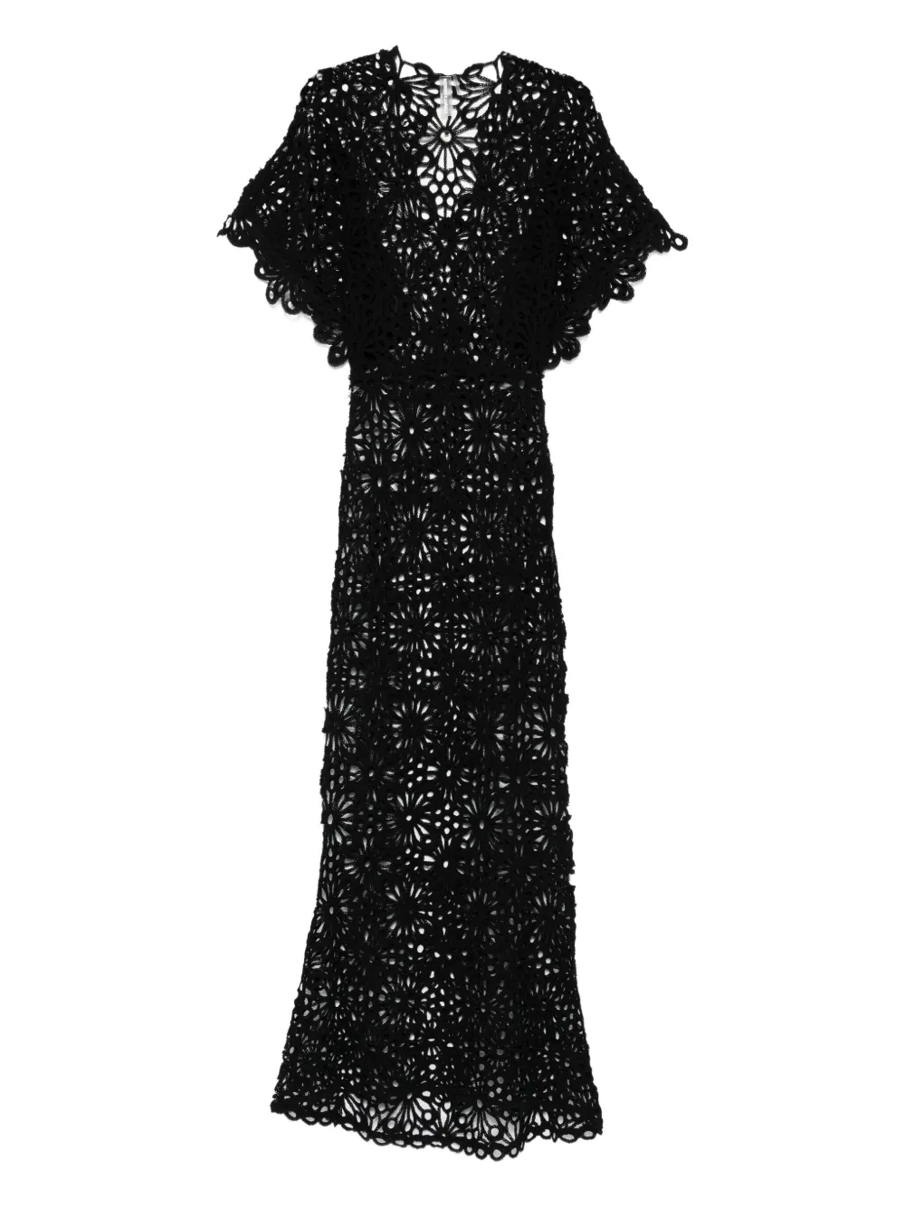 Norma Kamali floral-lace dress | Black | Image 1