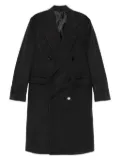 Lardini double-breasted cashmere coat - Grey