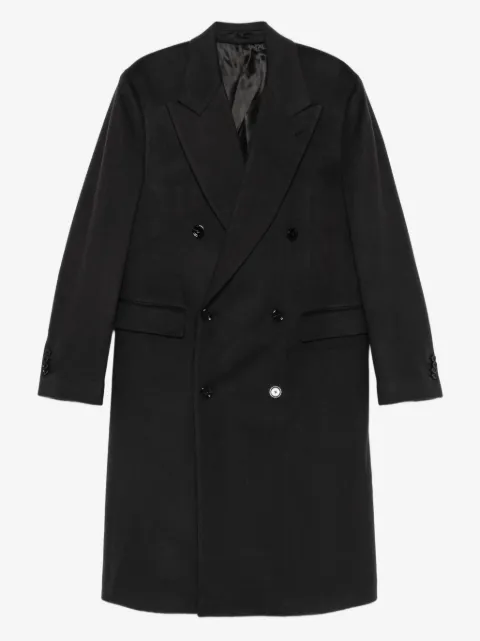 Lardini double-breasted cashmere coat