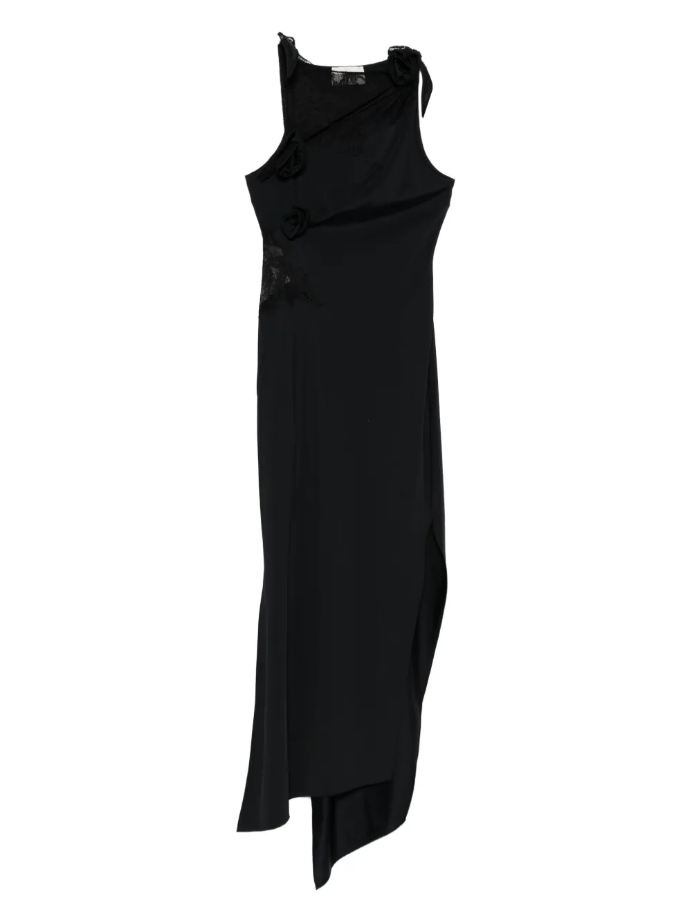 Coperni lace-embellished maxi dress Zwart