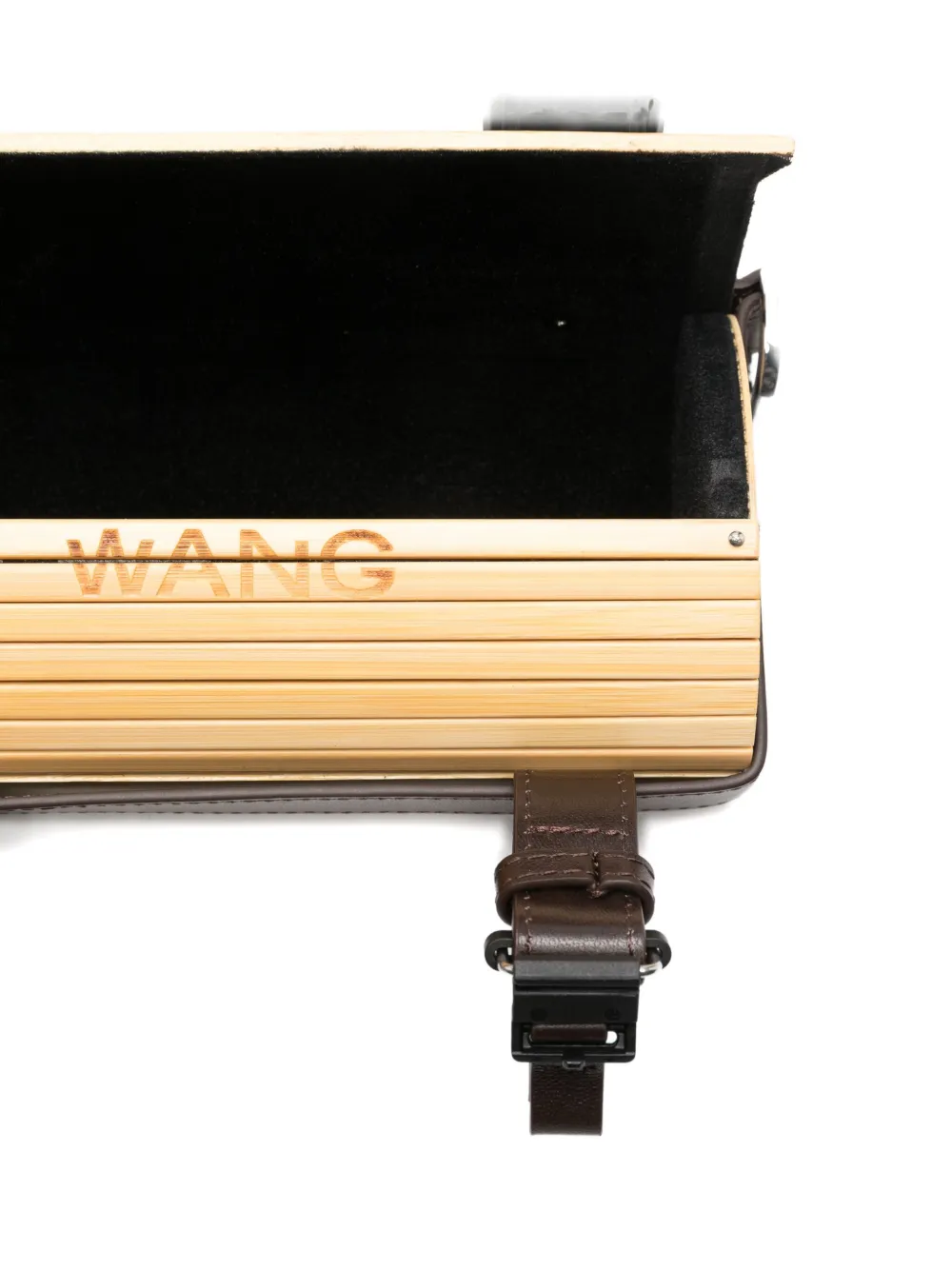 Feng Chen Wang Cylindrical Bamboo Shoulder Bag In Neutral
