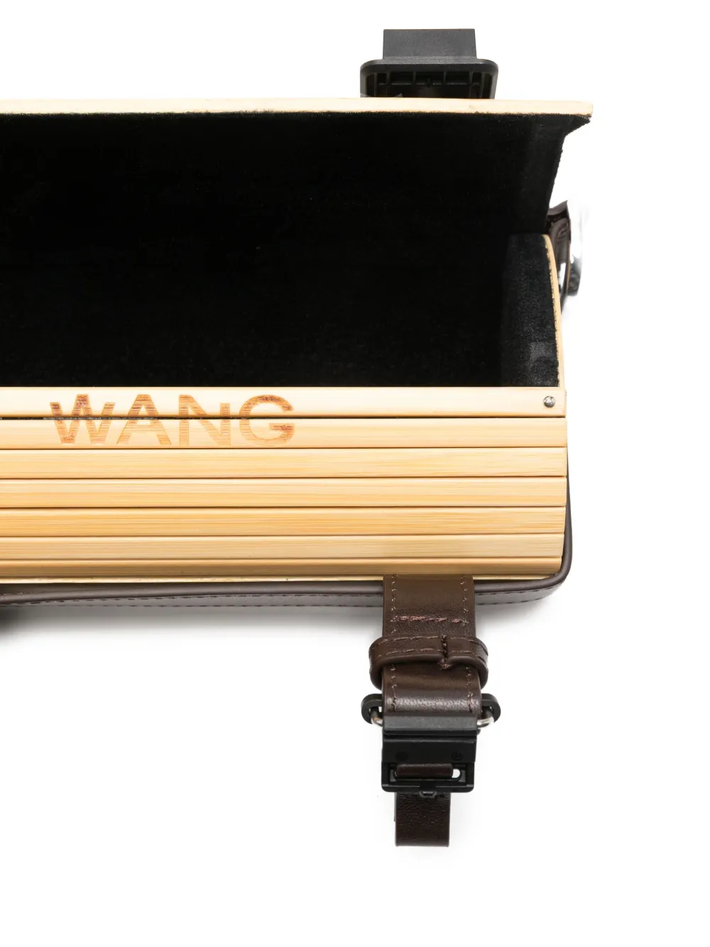 Feng Chen Wang Cilindervormige bamboe schoudertas Beige