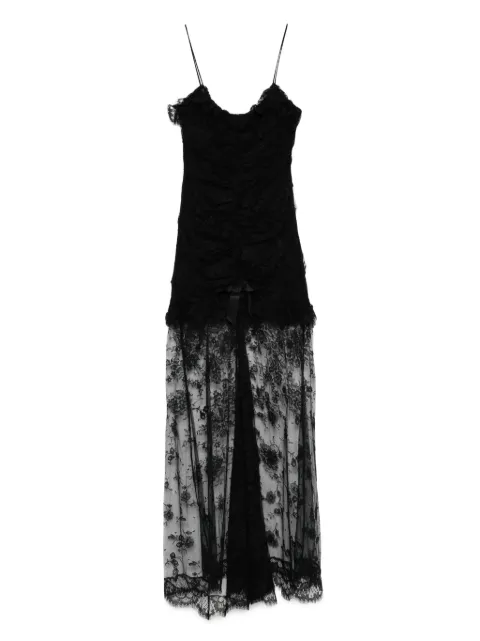 Alessandra Rich lace ruched dress