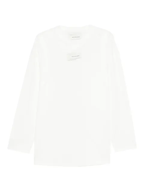 Feng Chen Wang t-shirt à détail d'étiquette