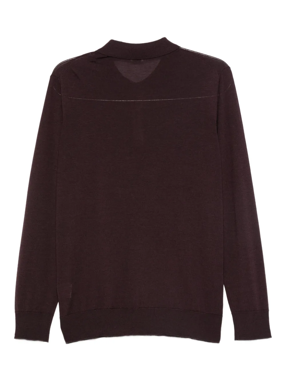 Caruso long-sleeves polo shirt Bruin