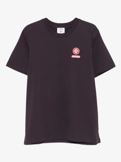 Casablanca logo-patch T-shirt