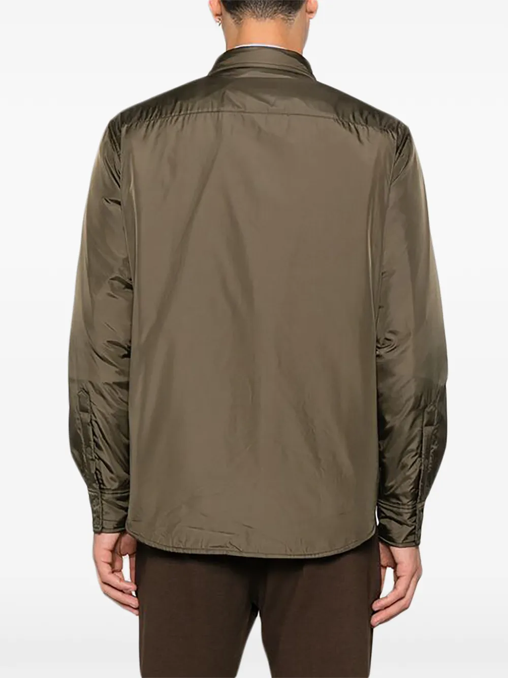 ASPESI Overhemd met rits Groen