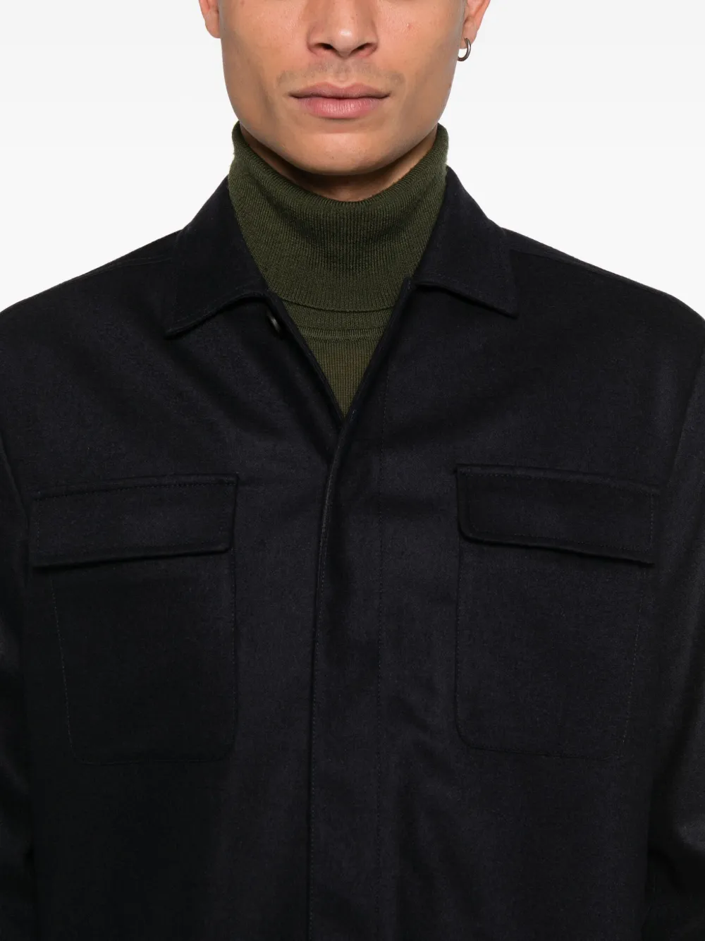 Eleventy Pak met zak Blauw