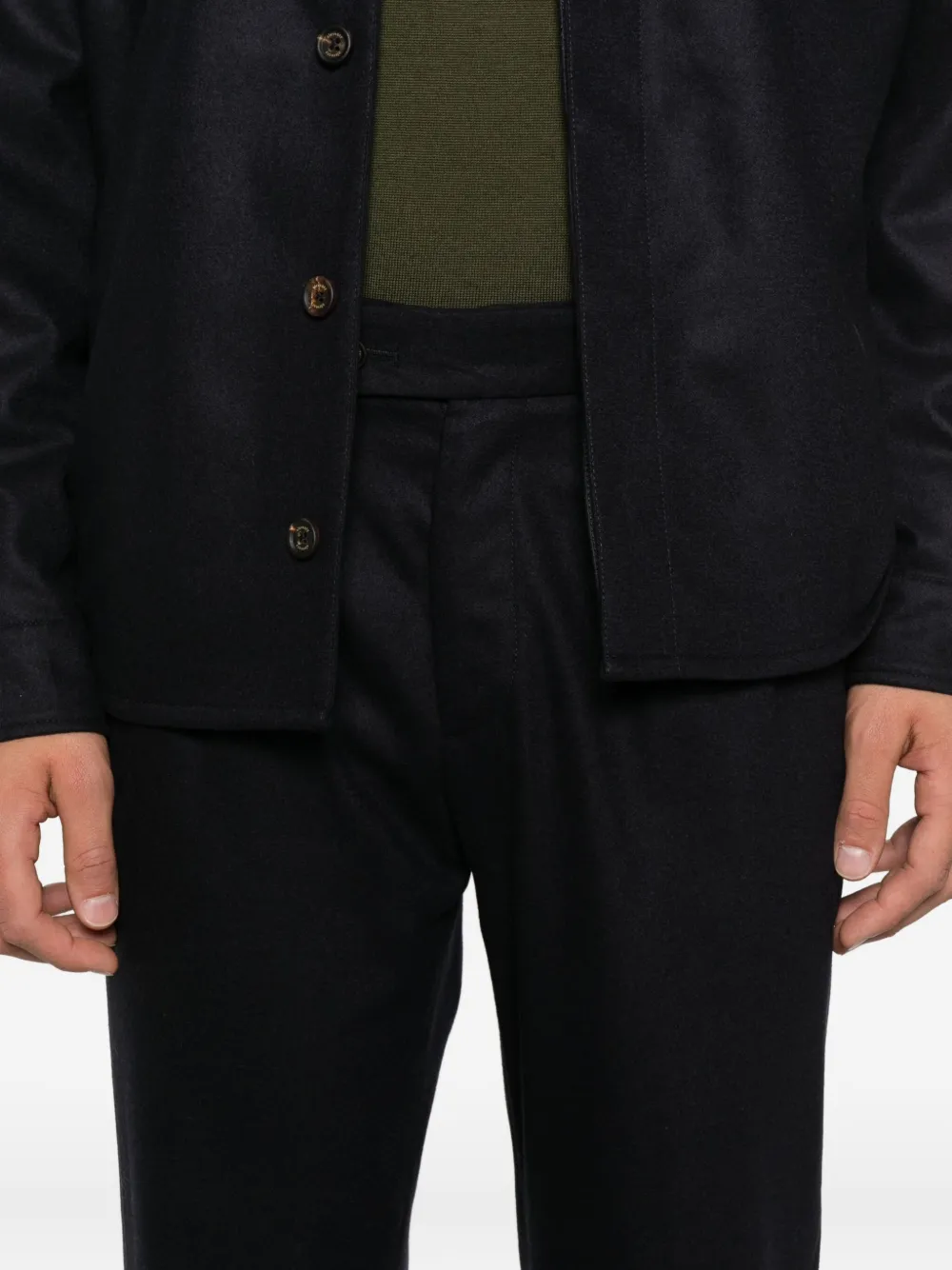 Eleventy Pak met zak Blauw