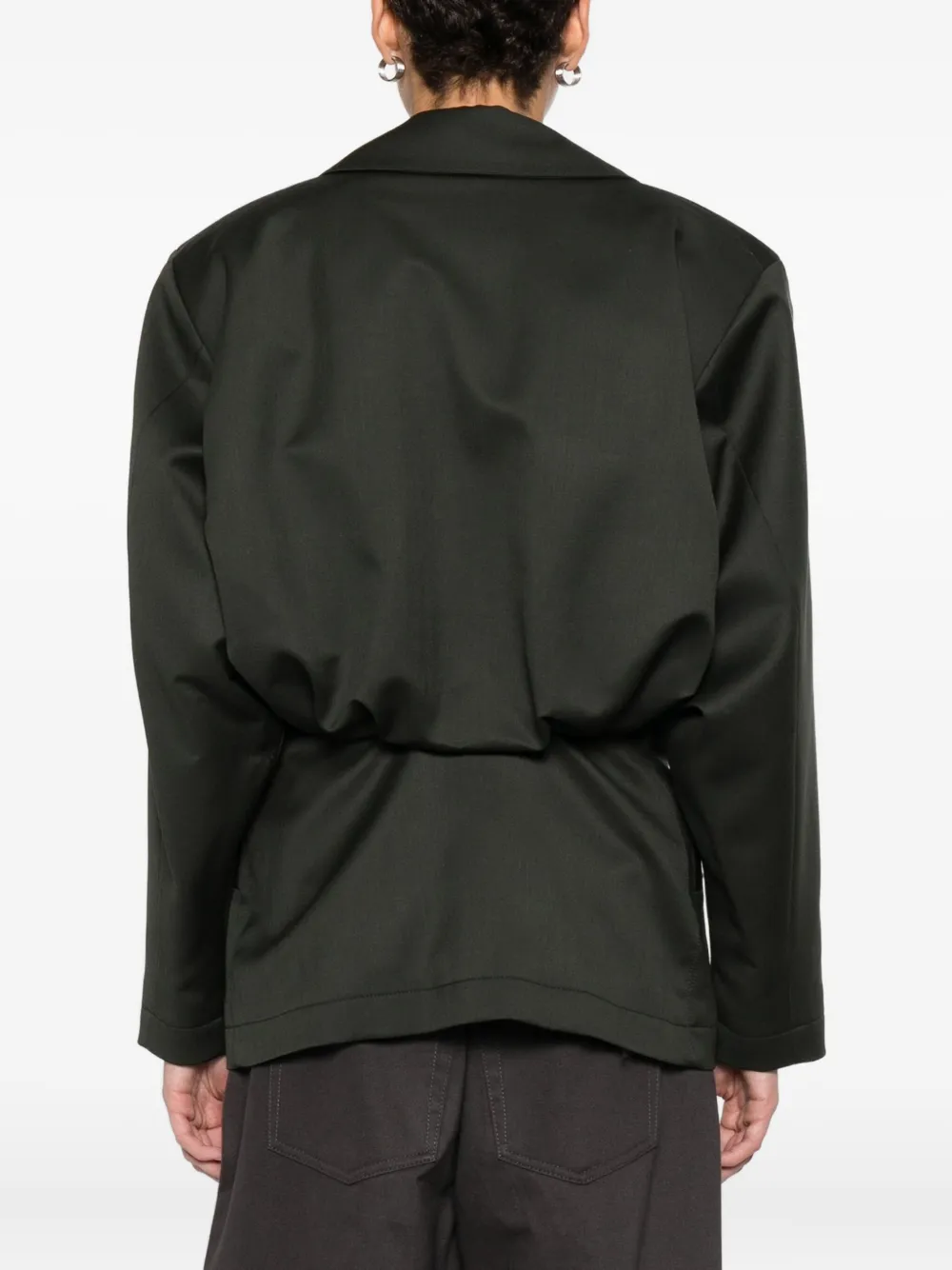 Blazé Milano Double-breasted Blazer In Black