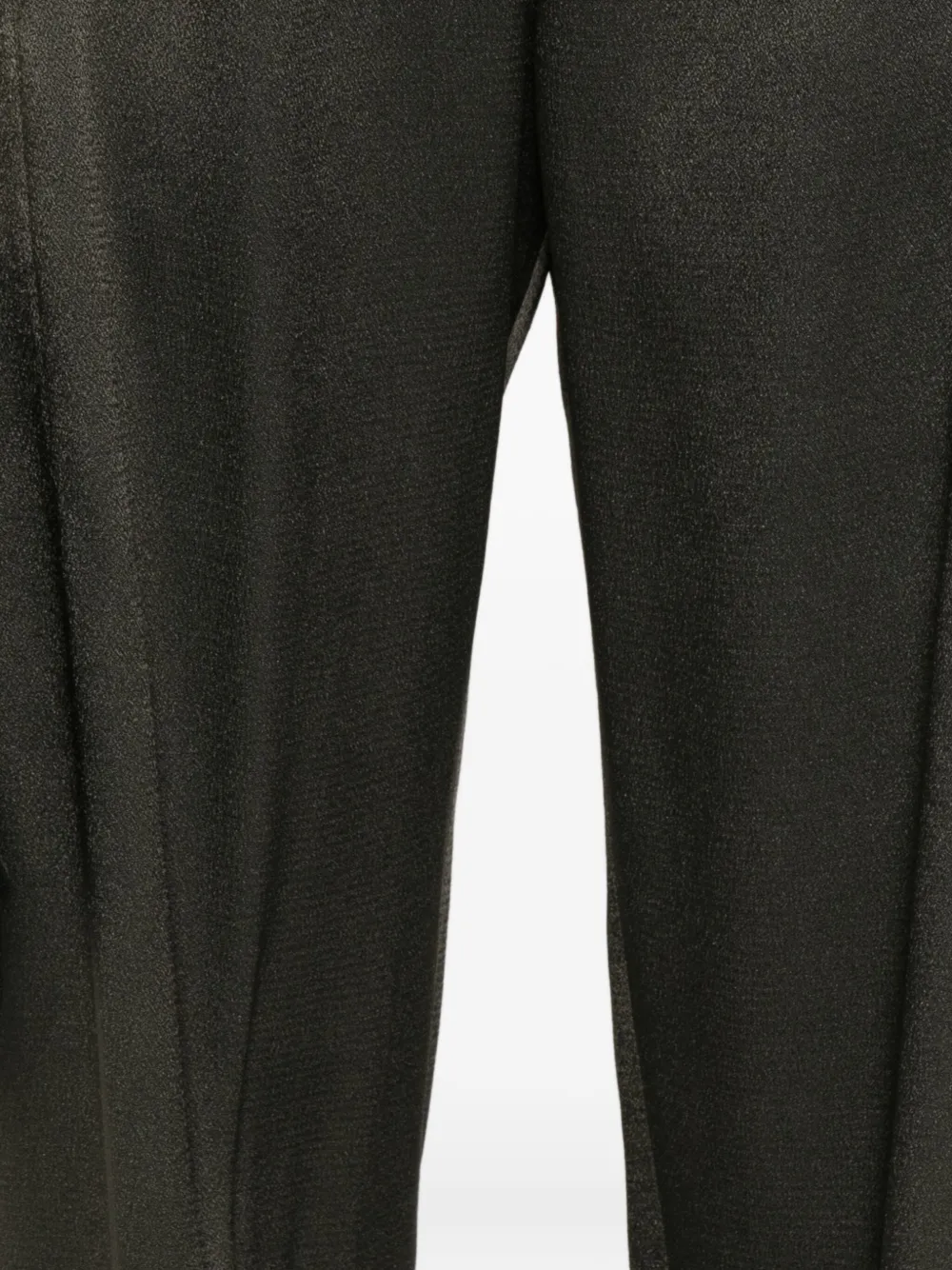 Blazé Milano Sorraia Satin Tapered Trousers In Green