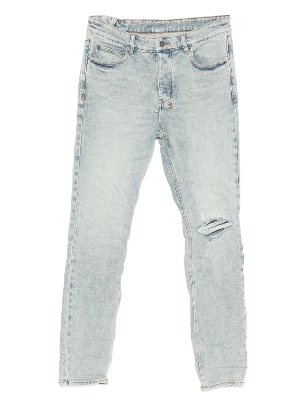 Ksubi Jeans met gerafeld detail Blauw