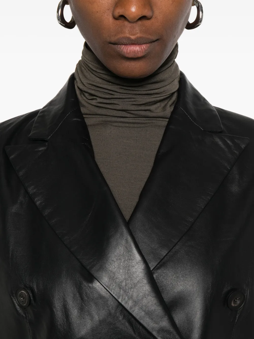 Antonelli Gin Tonic Double-breasted Pocket Jacket In Black