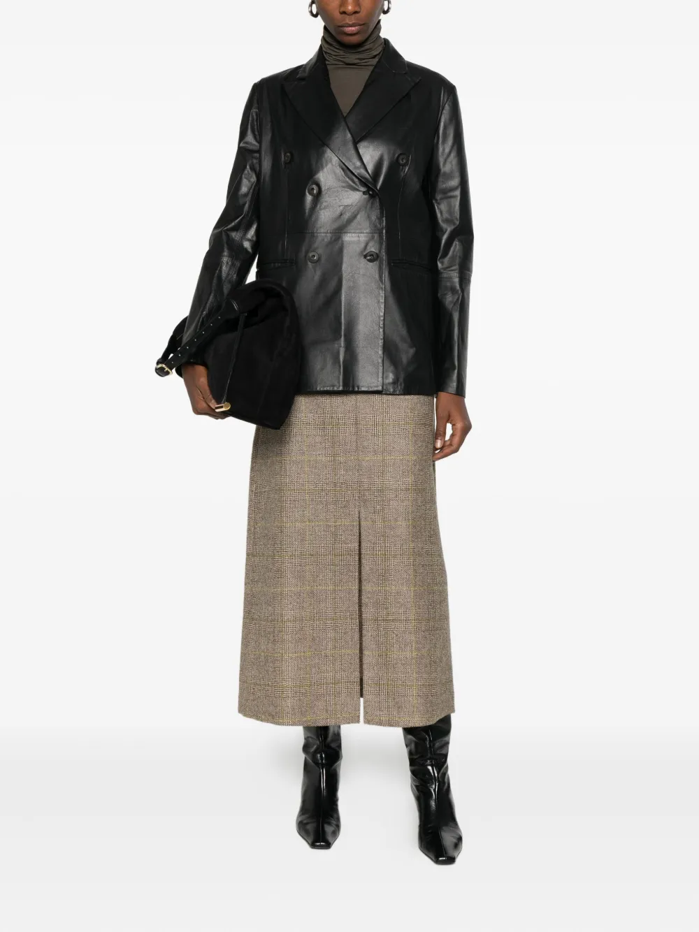 Antonelli Gin Tonic Double-breasted Pocket Jacket In Black