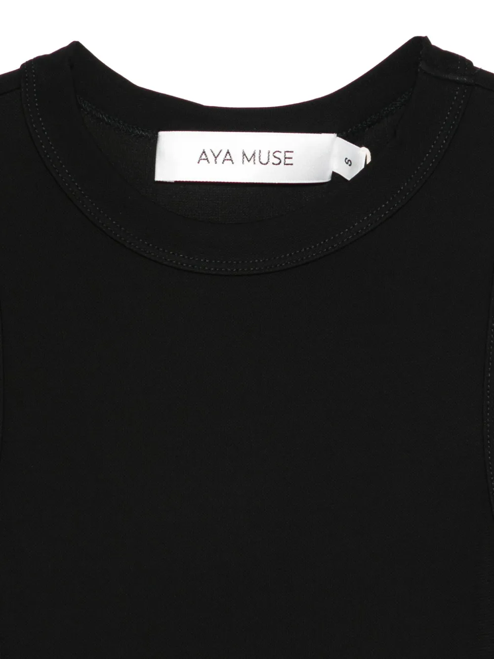 Aya Muse Katoenen tanktop Zwart