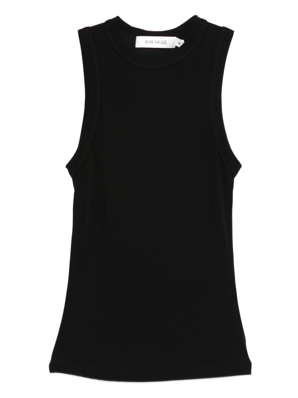 Aya Muse cotton tank top - Nero