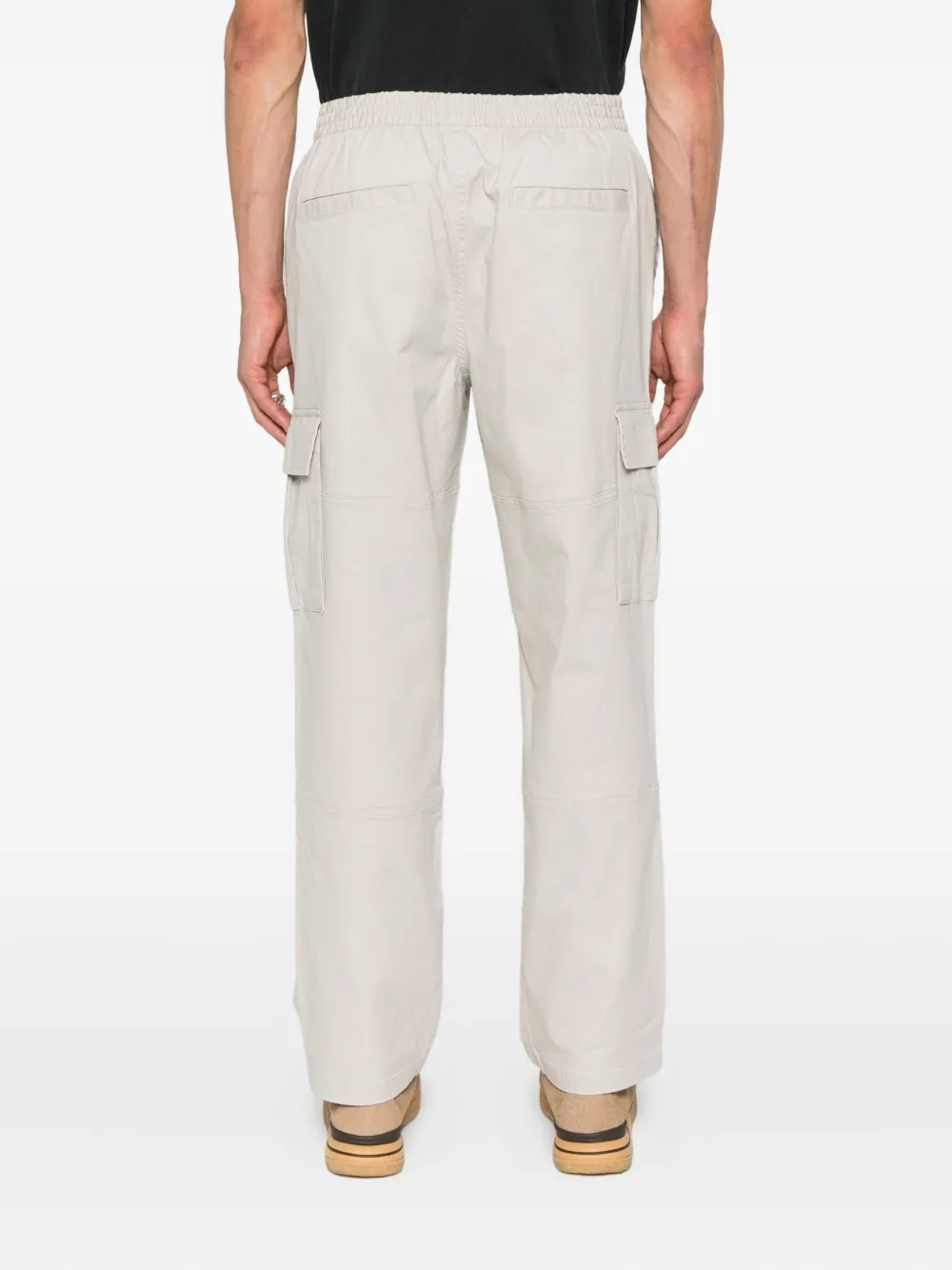 Represent elasticated-waist cargo trousers Grijs