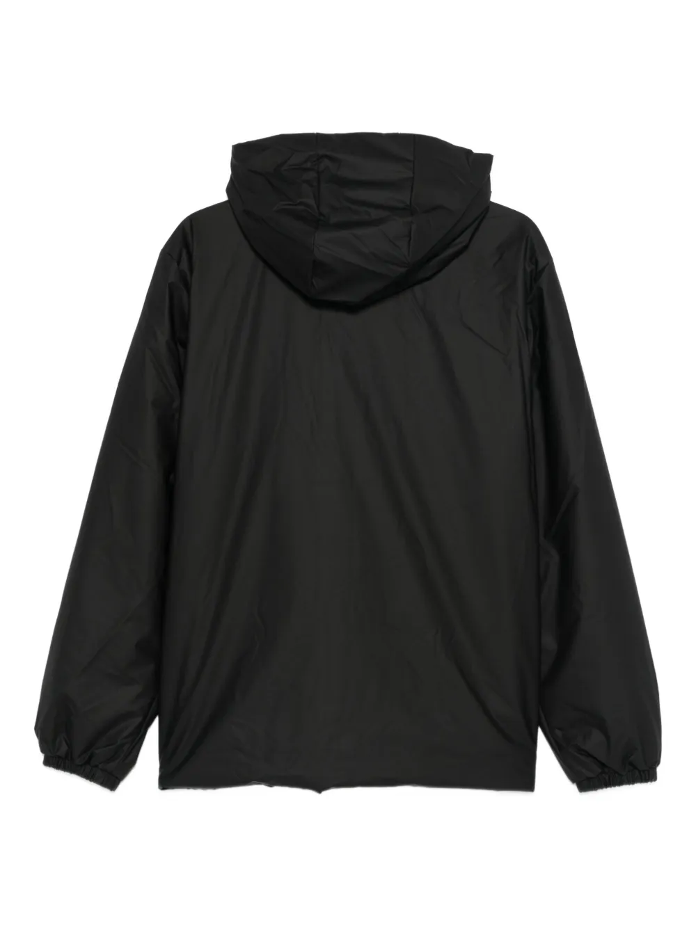 Rains Lohja Hooded Pocket Jacket In Black