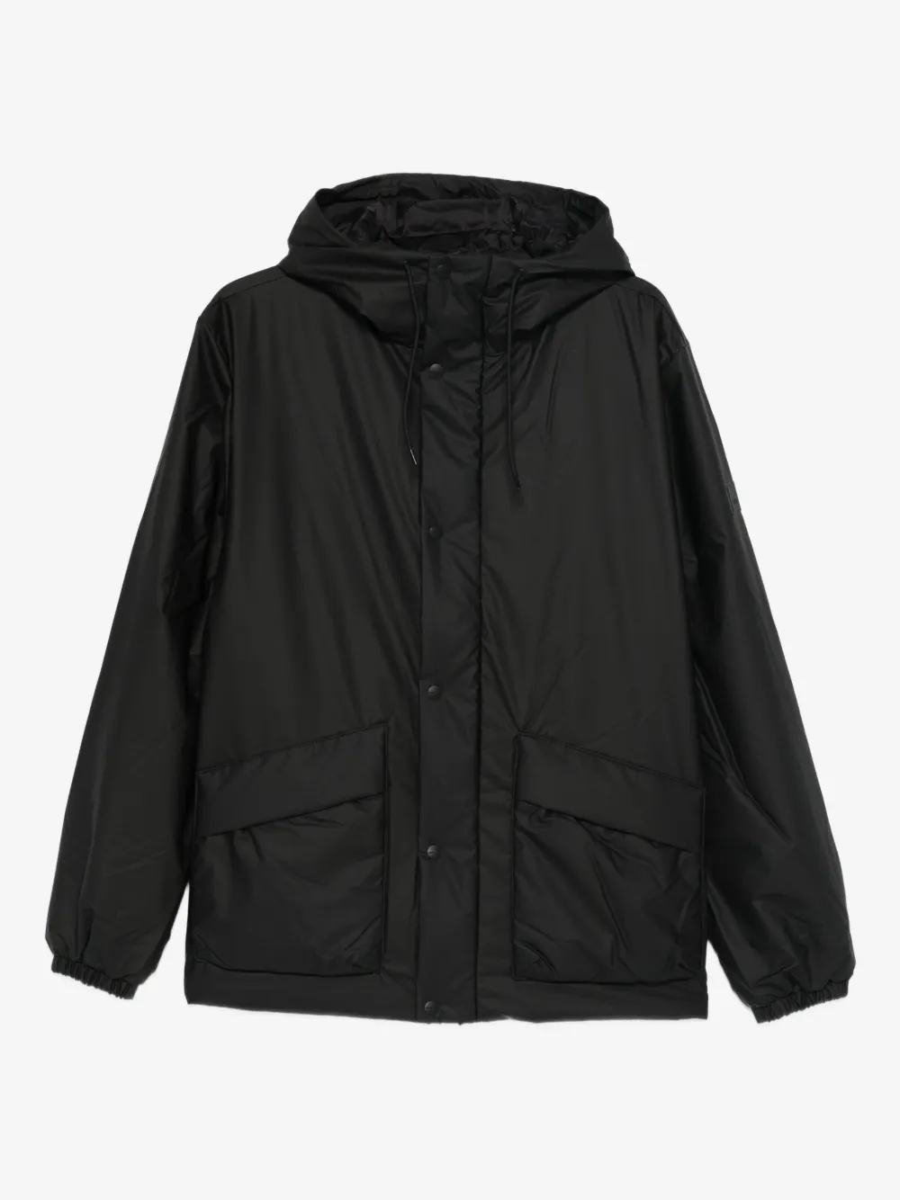 Rains Lohja hooded pocket jacket | Black | Image 1