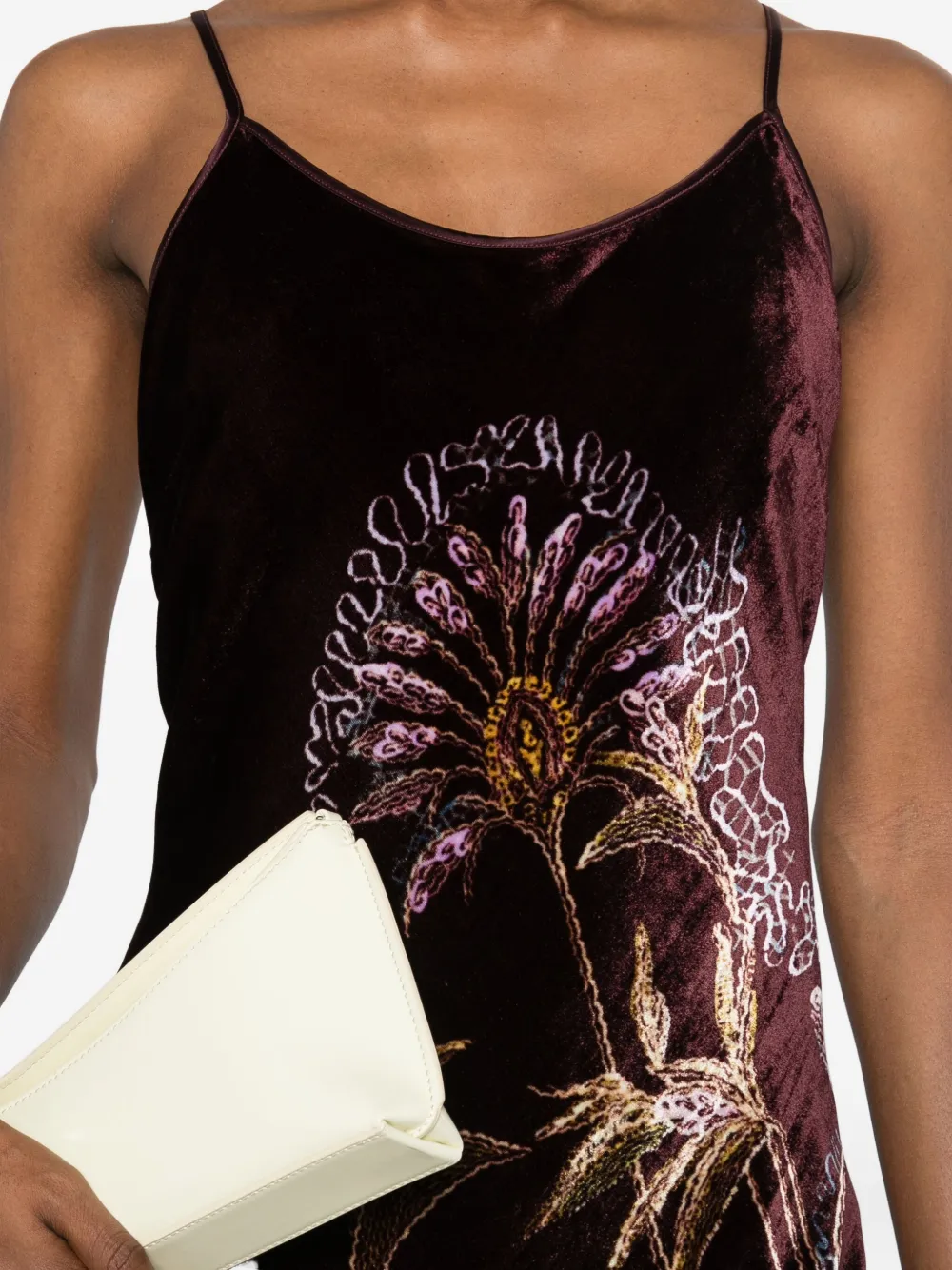 Forte Forte Floral-detail Maxi Dress In Black