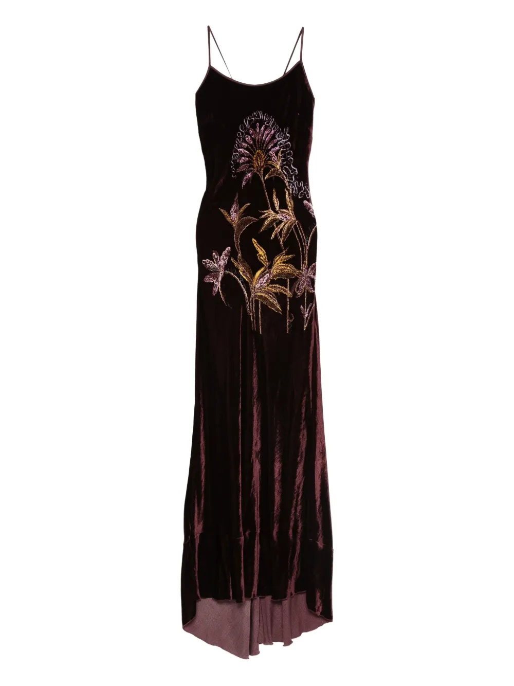 Forte Forte floral-detail maxi dress | Purple | Image 1