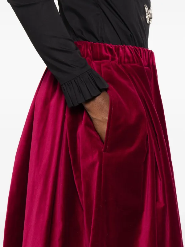 Comme Des Garçons プリーツ スカート | レッド | FARFETCH JP