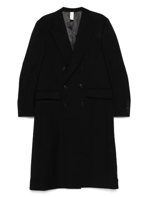 Sunflower virgin wool double-breasted coat