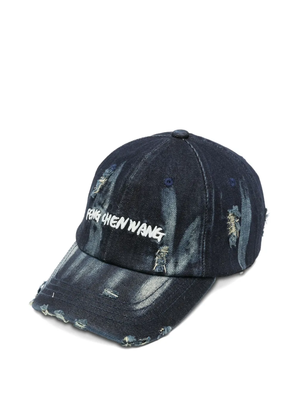 Feng Chen Wang tie-dye distressed cap | Blue | Image 1