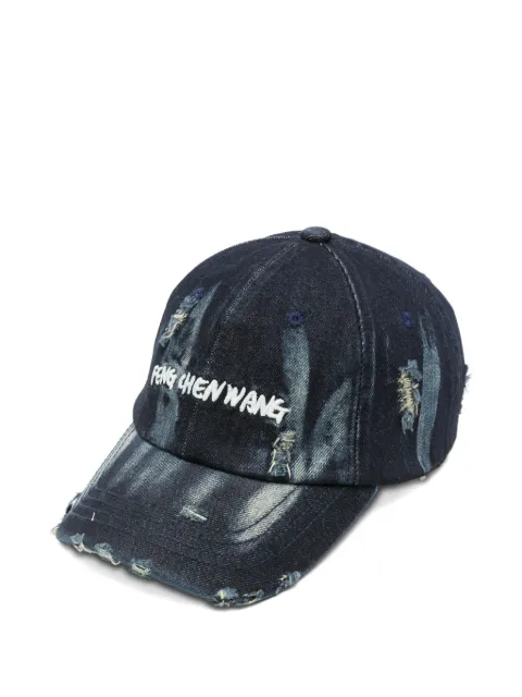 Feng Chen Wang tie-dye distressed cap