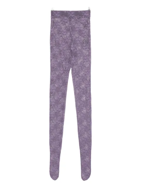 Alex Perry floral-lace leggings