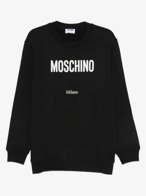 Moschino sudadera con logo estampado