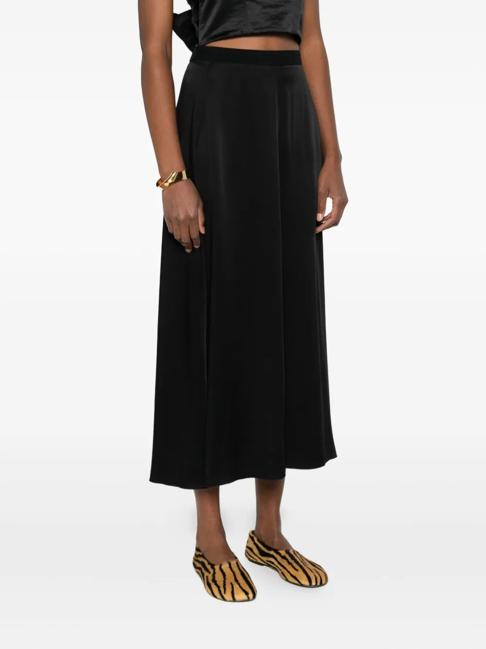 Forte Fluwelen rok Zwart