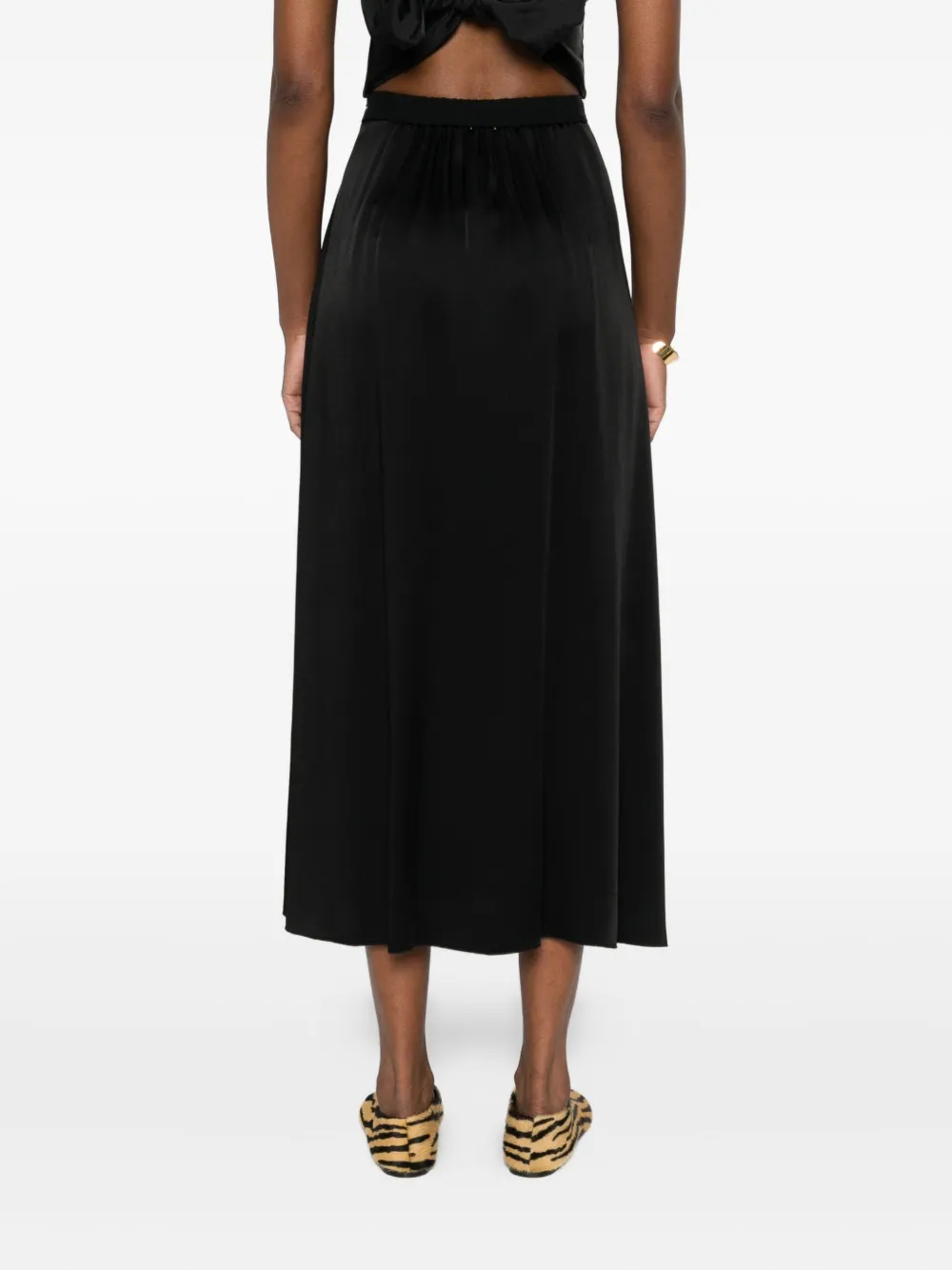 Forte Fluwelen rok Zwart