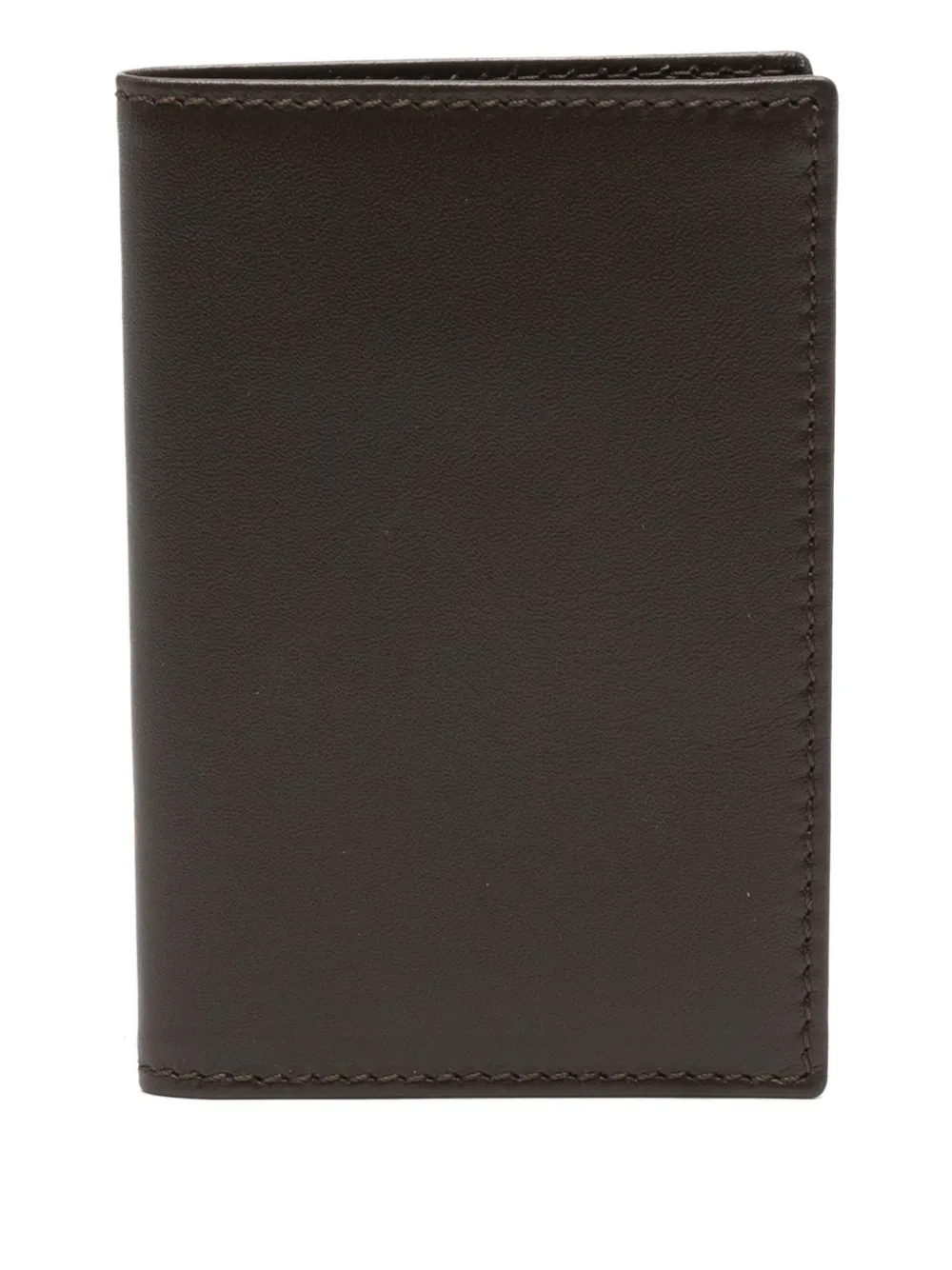 Comme Des Garçons Wallet logo-stamp leather wallet | Brown | Image 1