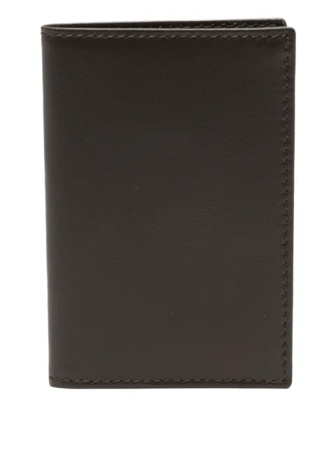 Comme Des Garçons Wallet logo-stamp leather wallet