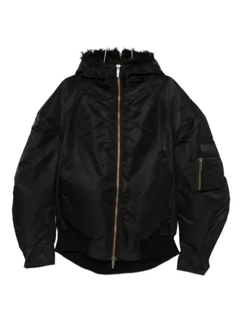 Feng Chen Wang hooded zip coat