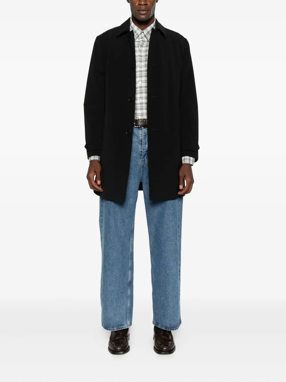 ASPESI buttoned single-breasted coat | Single Breasted Coats | Image 2