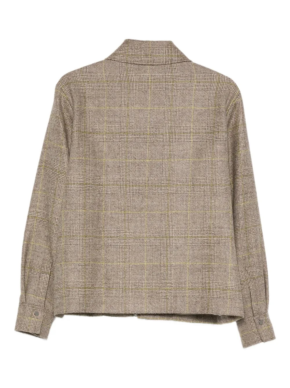 Antonelli Zip-fastening Shirt Jacket In Brown