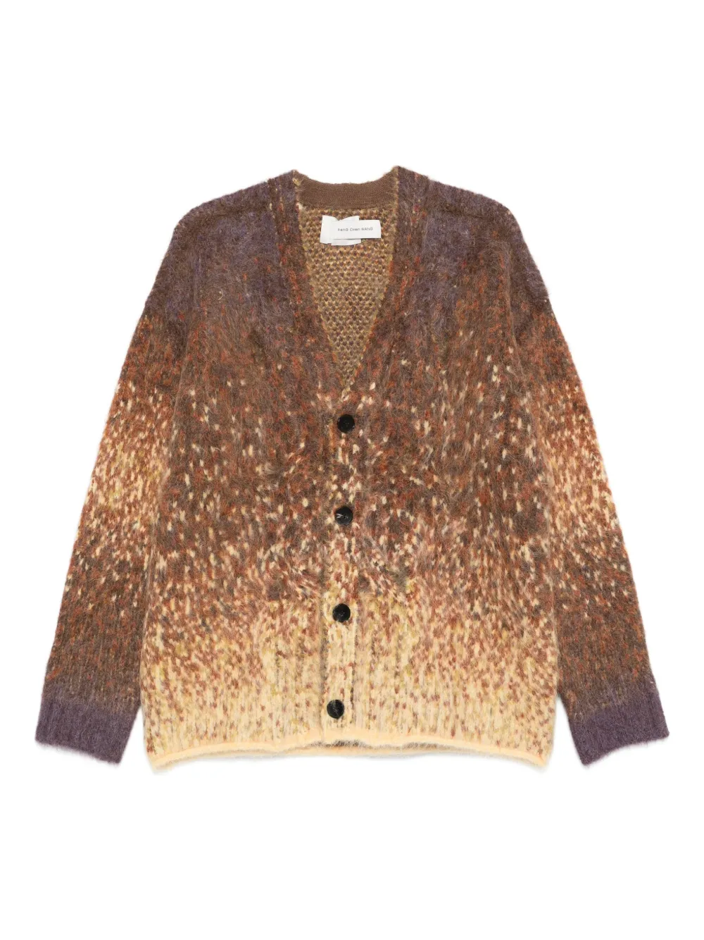 Feng Chen Wang cárdigan con botones | marrón | Image 1