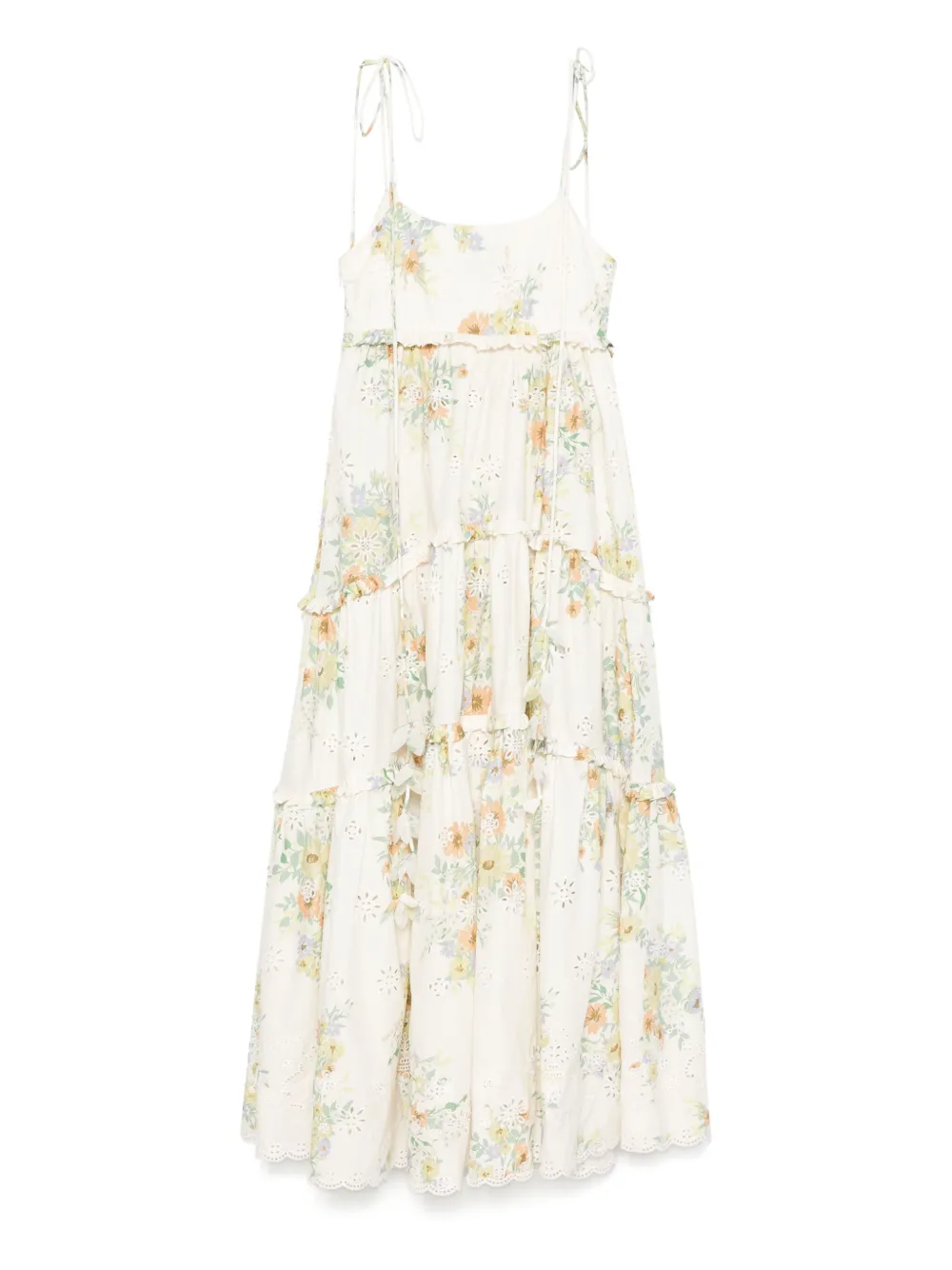 ALEMAIS Jurk met bloemenprint Beige