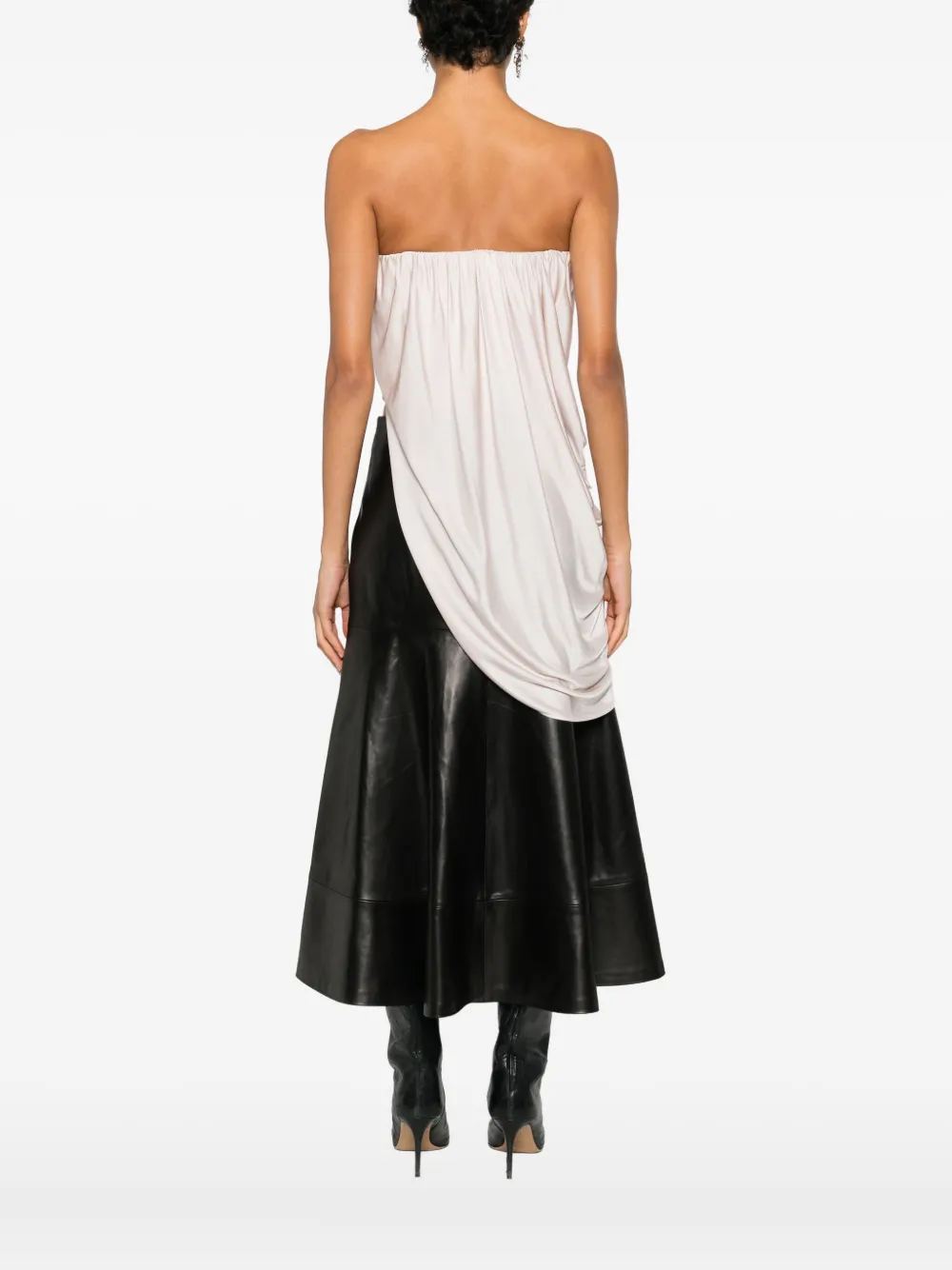 Giuseppe Di Morabito Gedrapeerde top met ruches Wit