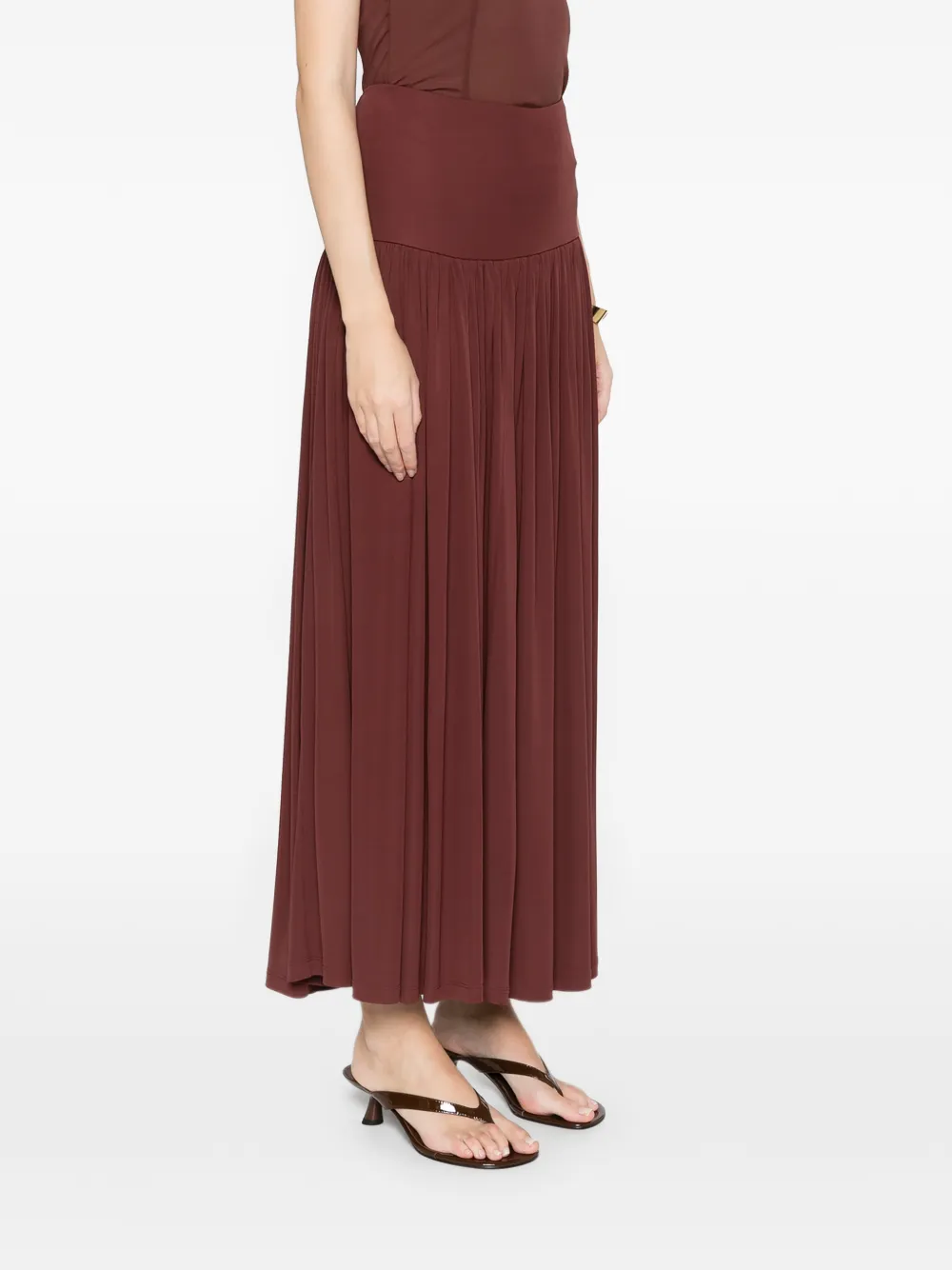  Aya Muse Gathered Maxi Skirt 