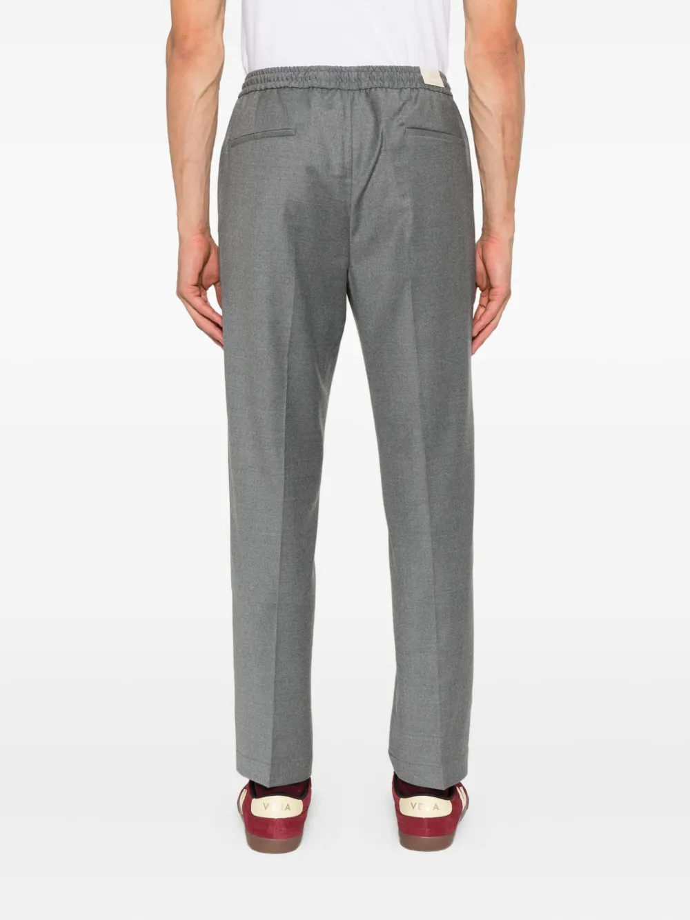 Briglia 1949 drawstring pleated trousers Grijs