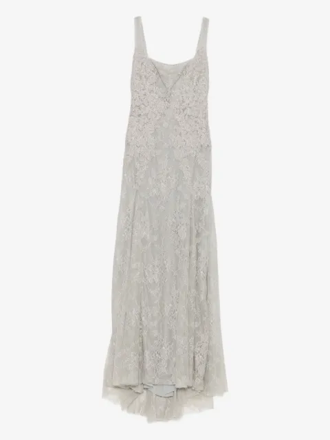 Costarellos lace-embellished sleeveless maxi dress