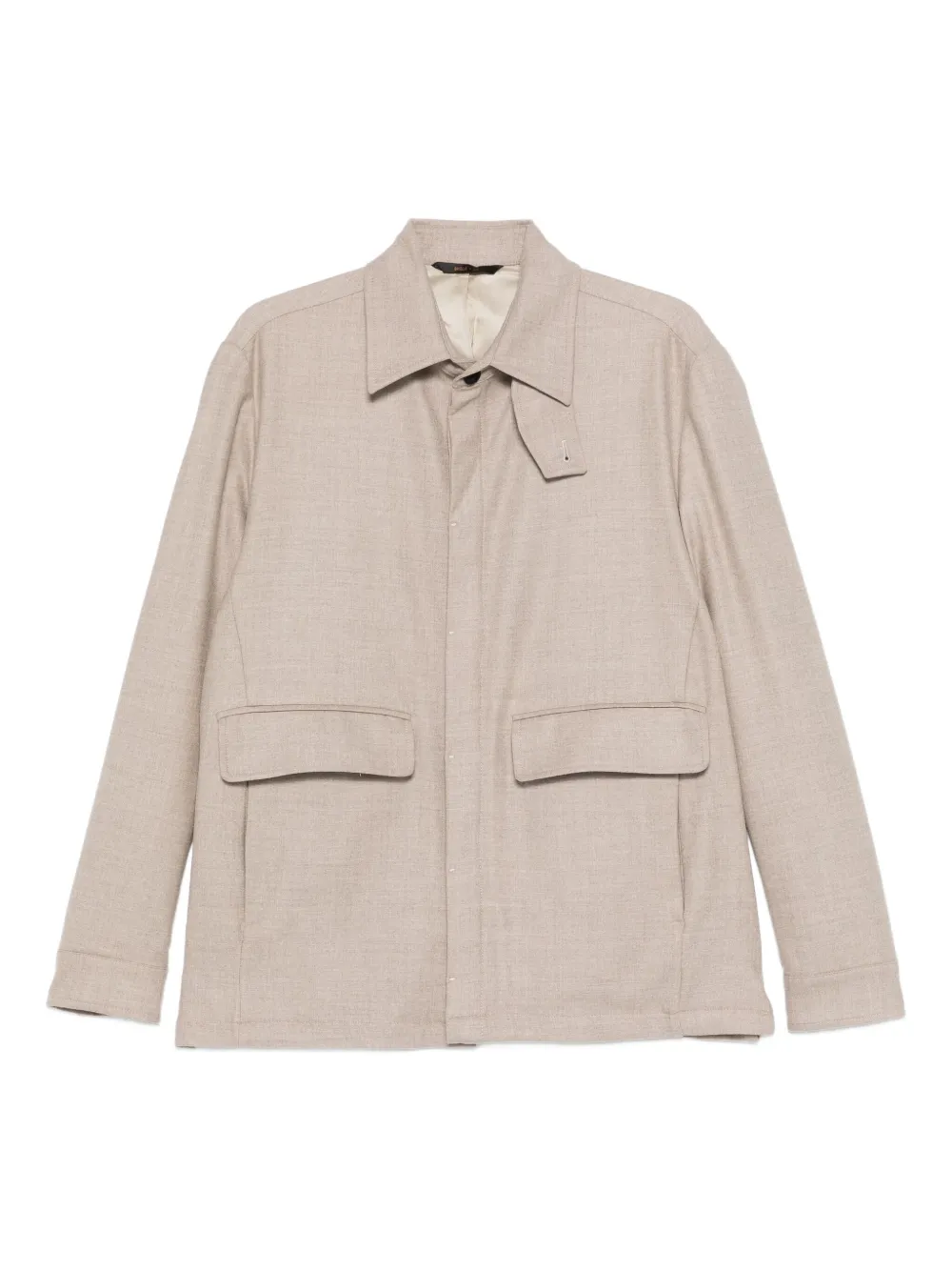 Briglia 1949 twill shirt jacket - Toni neutri