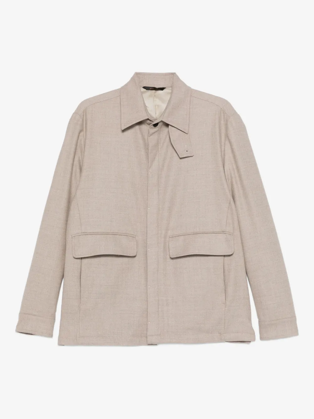Briglia 1949 twill shirt jacket | Neutrals | Image 1